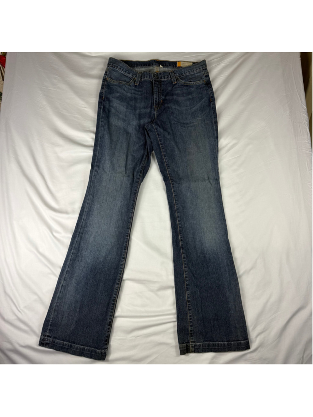 GAP Long & Lean Mid Rise Bootcut Stretch Jeans Women 10L Tall Indie Western Long